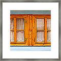 Wooden Windows Framed Print