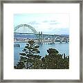 Yaquina Bay Bridge Newport Framed Print