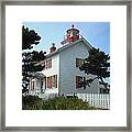 Yaquina Bay Lighthouse Newport Framed Print