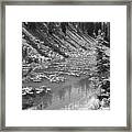 Yellowstone In Black And White Framed Print