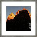 Zion The Great Wall Framed Print