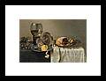 Willem Claesz. Heda -haarlem, 1593/94-1680-. Still Life With Fruit Pie And Various Objects -1634-... Framed Print Willem Claesz. Heda -haarlem, 1593/94-1680-. Still Life With Fruit Pie And Various Objects -1634-... Framed Print