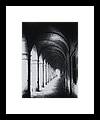 Street photography Lucca Tuscany Framed Print by Frank Andree