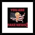 You Are Fake News! - Funny Donald Trump Design Sticker for Sale by  raretshirtsuk