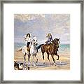 A Ride By The Sea Framed Print