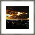 A Stormy Sunrise Framed Print