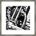 Brough Superior Ss100 Engine Framed Print