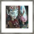 Doll China Market Framed Print