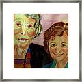 Mother And Daughter Framed Print