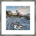 Pemaquid Point Reflection Framed Print