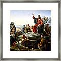 The Sermon On The Mount Framed Print