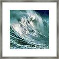 Tsunami - Raging Sea Framed Print