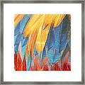 Wild Roosters Framed Print
