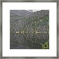 Chambers Lake Reflection Hwy 14 Co Framed Print