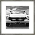 1959 Buick Grille And Headlights Framed Print