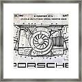 1962 Porsche Engine Patent Framed Print