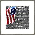 9 11 Memorial Rocky Point New York #1 Framed Print