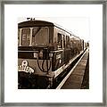 A Diesel Engine At Swindon And Cricklade Railway #1 Framed Print