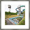 Abandoned Swimming Pool - Urban Exploration #1 Framed Print
