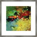 Abstract And Minimalist  Landscape Painting #1 Framed Print