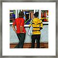 Abstract Gals #1 Framed Print