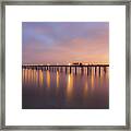 Anna Maria City Pier , Anna Maria Island Sunrise  #1 Framed Print