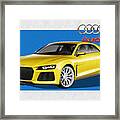 Audi Sport Quattro Concept With 3 D Badge Framed Print