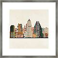 Austin Texas Skyline #1 Framed Print