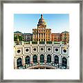 Austin Texas Usa State Capitol - Color Edition Framed Print