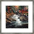 Autumn Brook Framed Print