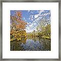 Autumn Colors On The Delaware And Raritan Canal #1 Framed Print