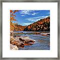 Autumn On The Cumberland  Up River #1 Framed Print