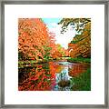 Autumn On The Mersey River, Kejimkujik National Park, Nova Scotia, Canada #1 Framed Print