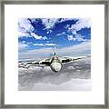 Avro Vulcan Head On Above Clouds #1 Framed Print