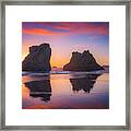 Bandon Sunset #1 Framed Print