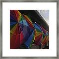 Beach Umbrella Row #1 Framed Print