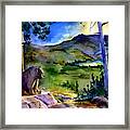 Bearly Light At Castle Peak #1 Framed Print