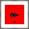 Believe Recorded Soundwave Collection Framed Print