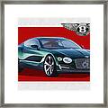 Bentley E X P  10 Speed 6 With  3 D  Badge Framed Print