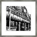 Black And White - Bethlehem Steel Mill #1 Framed Print