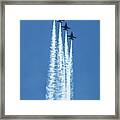 Blue Angels Over Chicago Lakefront #1 Framed Print