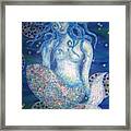 Blue Mermaid #1 Framed Print