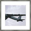 Boeing B-52g Stratofortress 59-2565 93rd Bomb Wing Castle Afb September 17 1992 #1 Framed Print