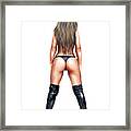 Pin-up Booty #1 Framed Print