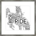 Bronc Rider #2 Framed Print