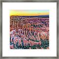 Bryce Canyon Sunset #1 Framed Print