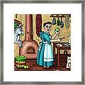 Burritos In The Kitchen Framed Print