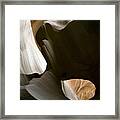 Canyon Sandstone Abstract Framed Print