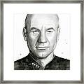 Captain Picard Framed Print
