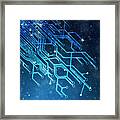 Circuit Board Technology #1 Framed Print